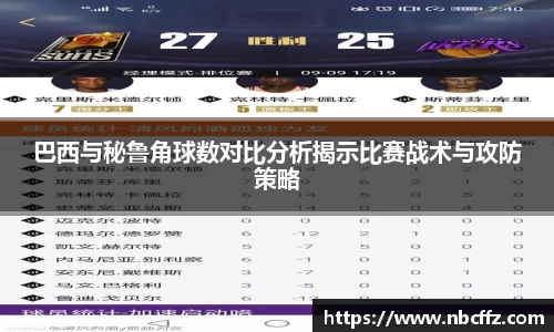 巴西与秘鲁角球数对比分析揭示比赛战术与攻防策略